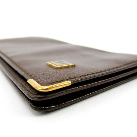 dunhill Long Bill Compartment Leather Authentic Used - Picture 3 of 6